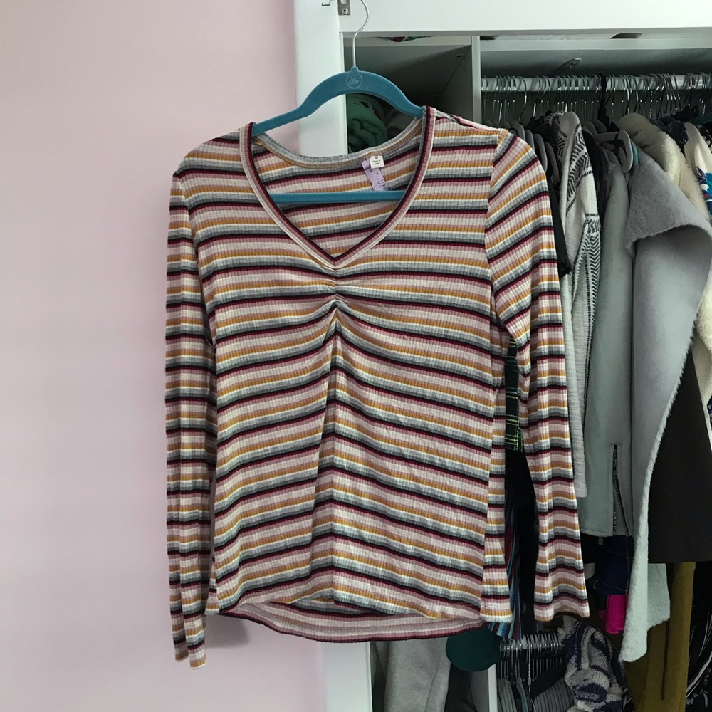 long sleeve striped shirt